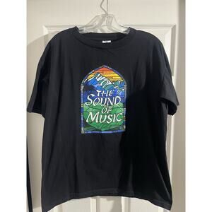 Vintage The Sound Of Music Broadway Play Shirt Sz L Colorful